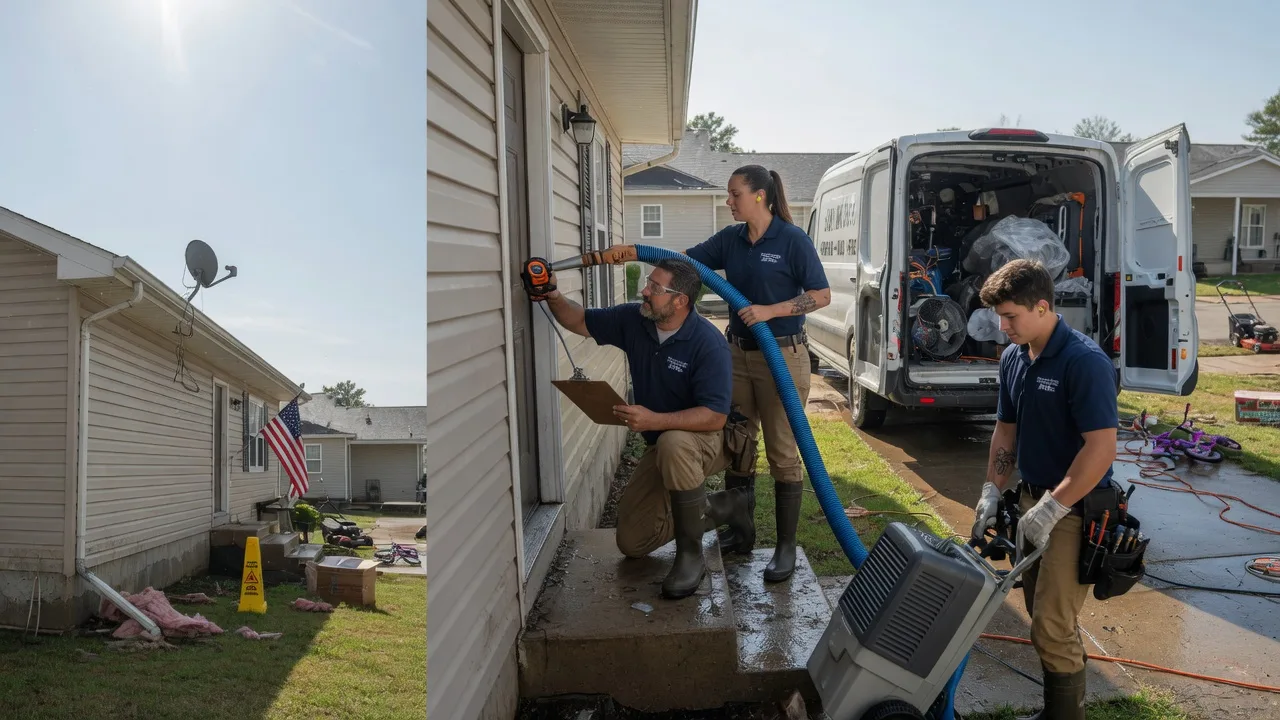 Ceiling Water Damage Restoration in Watson, IL near me